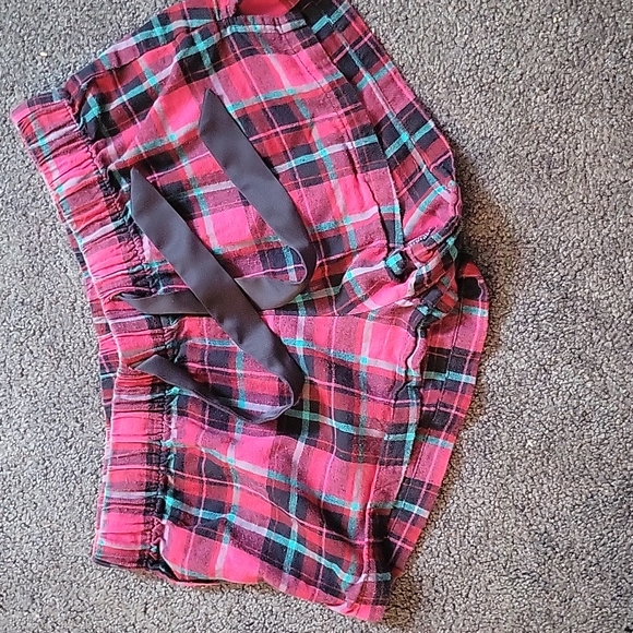 Plaid pajama shorts, pink and blue, Walmart - Picture 1 of 1